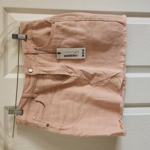 Denim nude skirt